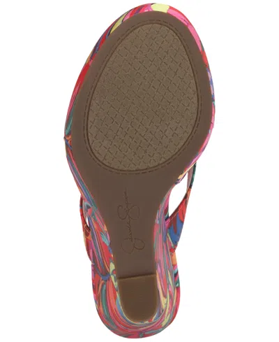 Jessica Simpson Jyseta Platform Wedge Flip Flop In Multi