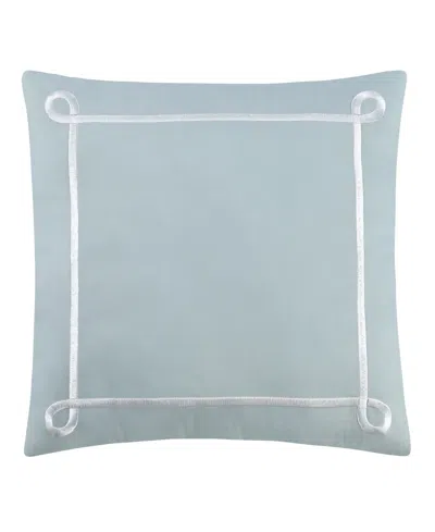 Enchante Accessories 9-pc. Reversible Jacquard Microfiber Comforter Set, King, Created For Macy's In Blue