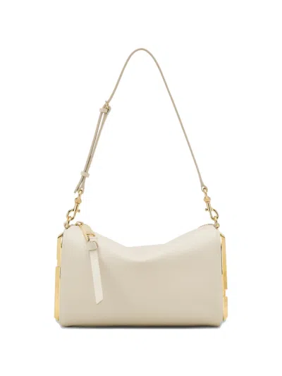 Marc Jacobs Leather Shoulder Bag Adjustable Detachable Strap In Neutral