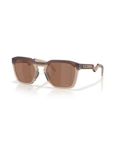 Oakley Unisex Sunglasses Oo9533 Hstn Sq In Gold