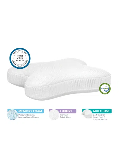 Prosleep Butterfly Memory Foam Pillow, Standard In White