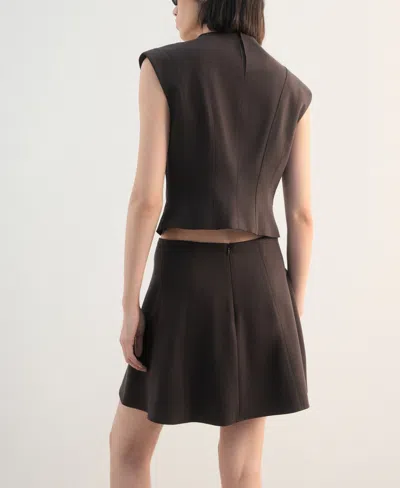 Mango A-line Miniskirt In Black