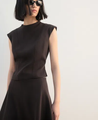 Mango A-line Miniskirt In Black