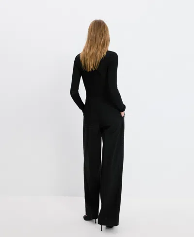 Mango Jumpsuit-style Coordinated Outfit Black In Black