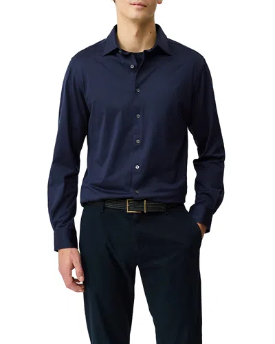 Rodd & Gunn Ascot Park Long Sleeve Slim Fit Shirt In Black