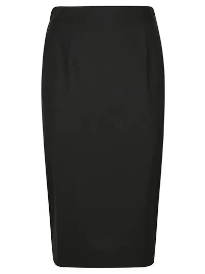 Sa Su Phi Elasticated Skirt In Black