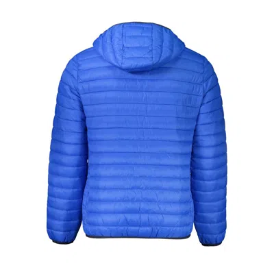 Cavalli Class Blue Polyamide Men Jacket In Blue