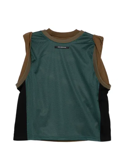 Andersson Bell Layered Rool Up T-shirt In Multi