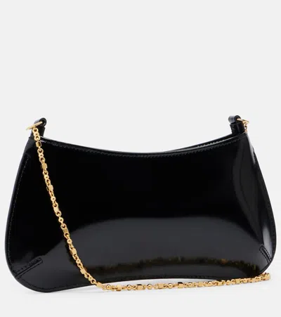Jacquemus Ex 24hbaw00404ac18a01 Le Petit Bisou Chaine Shoulder Bags Black In Black
