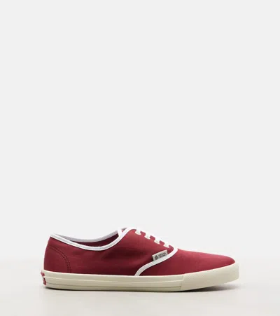 Prada Drill Low-top Sneakers In Red