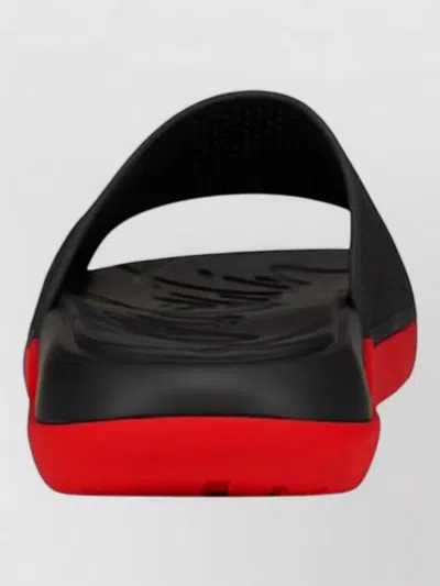 Christian Louboutin Louboutin Slides And Clogs Easy Breezy Men Rubber Black In Multi