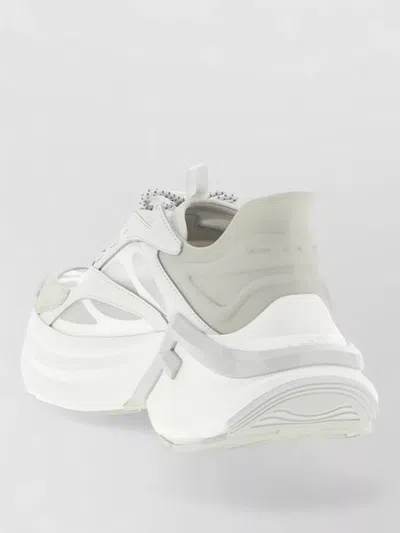 Fendi Light Mesh Sneakers Chunky Sole Pull Tab In Multi