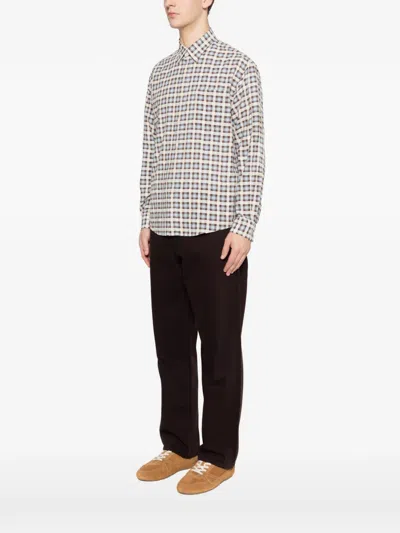 Nn07 Deon Check Shirt In Multi