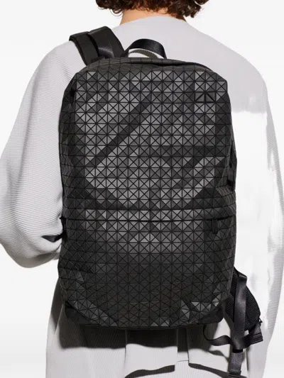 Bao Bao Issey Miyake Geometric-pattern Backpack In Black