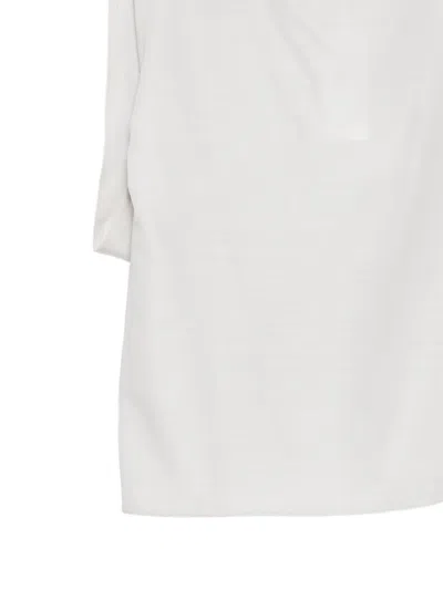Dušan Draped-detail Blouse In White