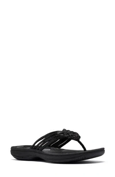 Clarks Breeze Gem Sandal In Black