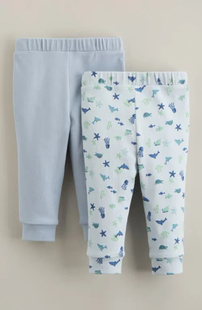 Nordstrom Assorted 2-pack Cotton Joggers In Blue