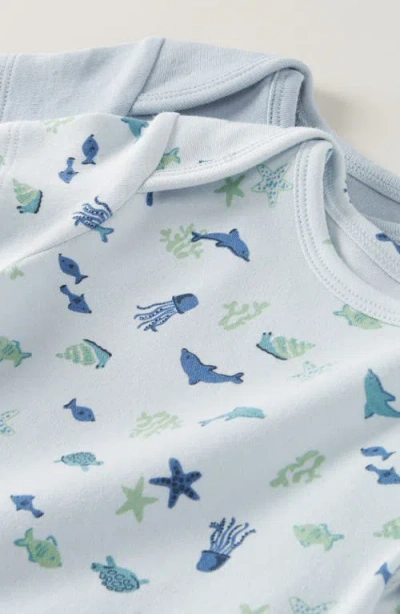 Nordstrom Assorted 2-pack Bodysuits In Blue