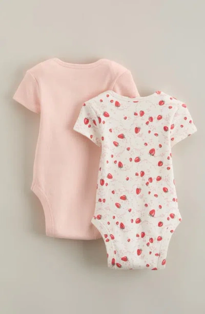 Nordstrom Assorted 2-pack Bodysuits In Pink