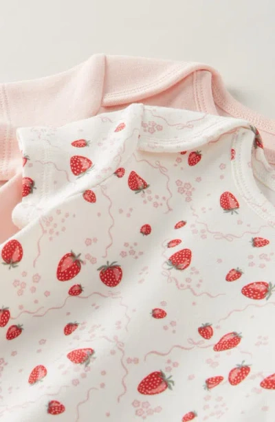 Nordstrom Assorted 2-pack Bodysuits In Pink