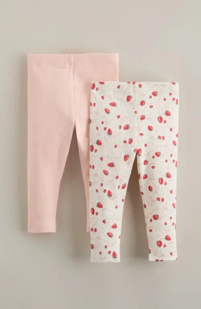 Nordstrom Assorted 2-pack Cotton Leggings In Multi