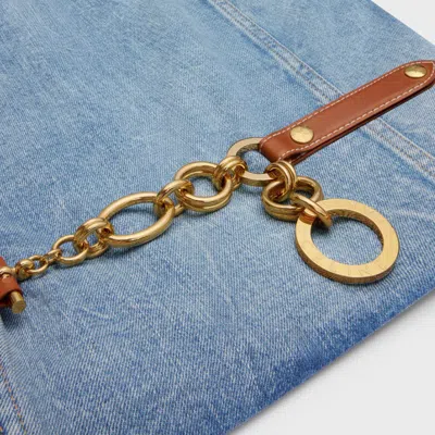 Celine Women Denim Jacket In Blue