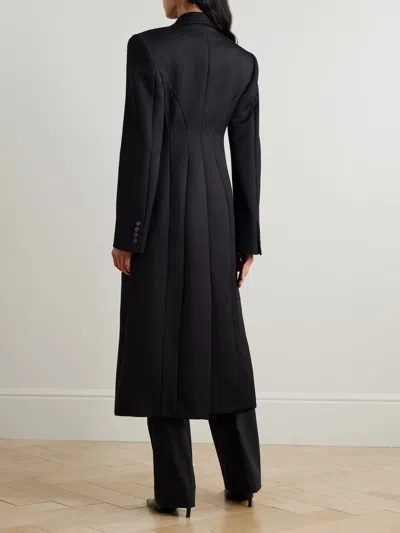 Stella Mccartney Double-breasted Coat In Black