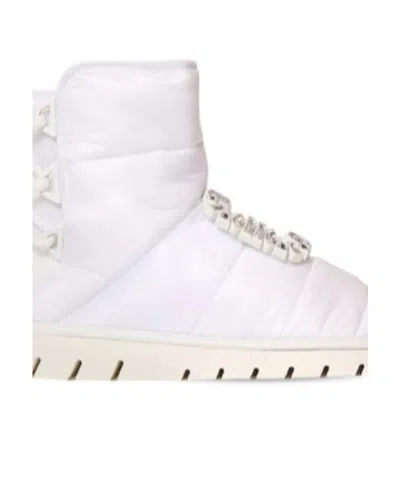 Roger Vivier Logo Thickened Boots In Multi