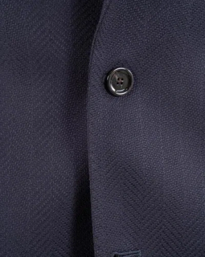 Lardini Single-breasted Wool Jacket In Blue
