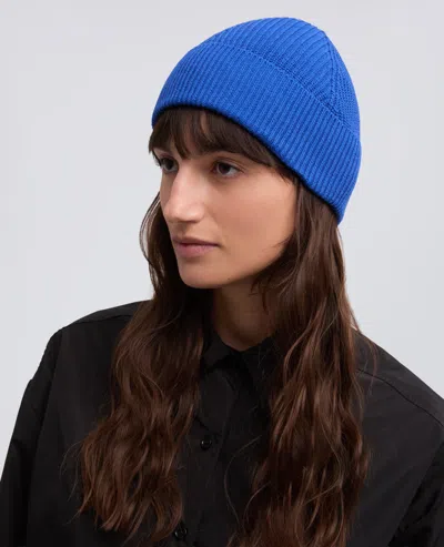 Aspesi Merino Wool Hat In Blue