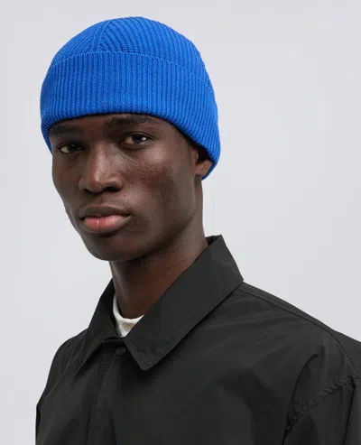 Aspesi Merino Wool Hat In Blue