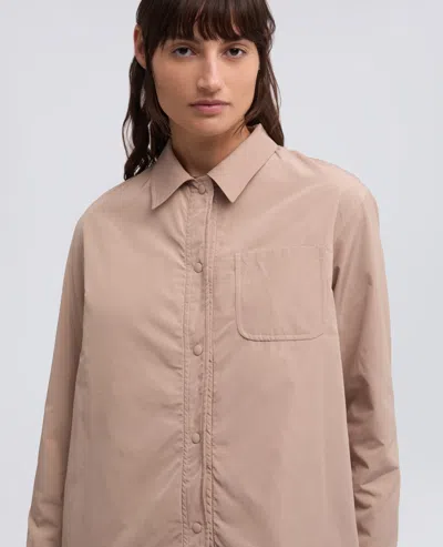Aspesi Technical Polyester Jacket In Neutral