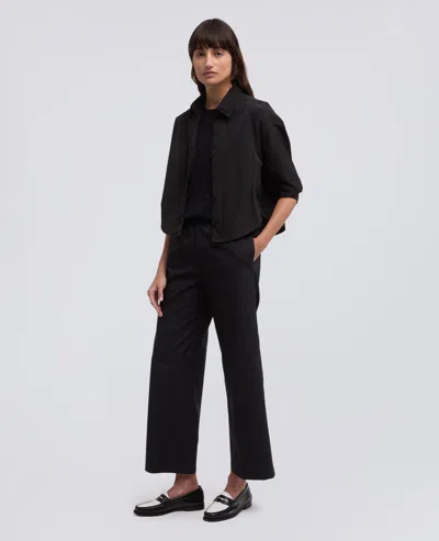 Aspesi Technical Polyester Shirt In Black