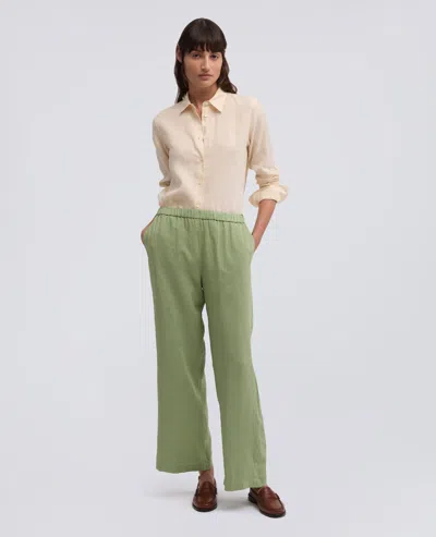 Aspesi Elasticated Trousers In Green