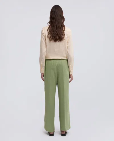 Aspesi Elasticated Trousers In Green