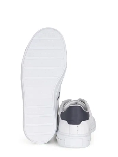Hogan Low-top Leather Sneakers With Minimalist Design And Distinctive Detailing In White
