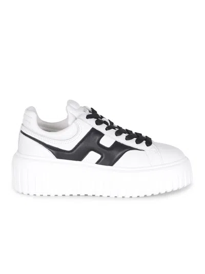 Hogan Women White H-stripes Sneakers, 7.5 Luxury Sneakers For Women Darveys