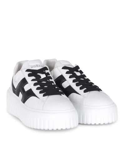 Hogan Women White H-stripes Sneakers, 7.5 Luxury Sneakers For Women Darveys