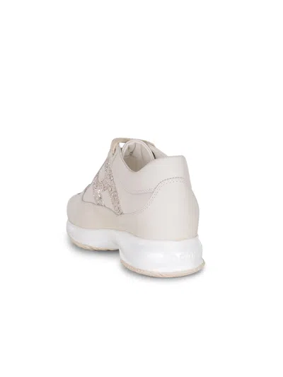 Hogan Interactive Sneakers In Neutral