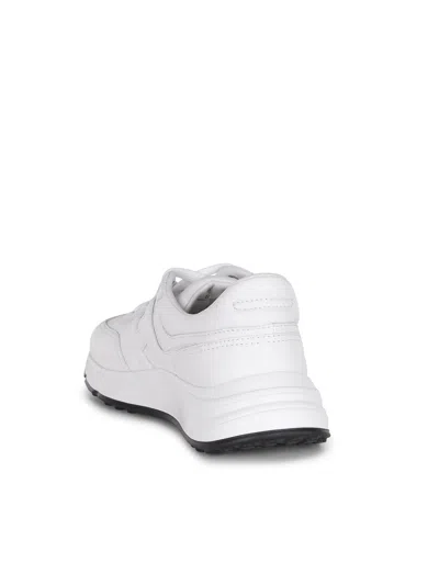 Hogan Suede Leather Hyperlight Trainers In White