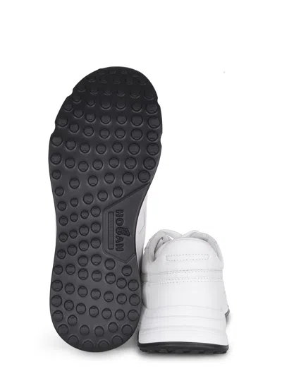 Hogan Suede Leather Hyperlight Trainers In White
