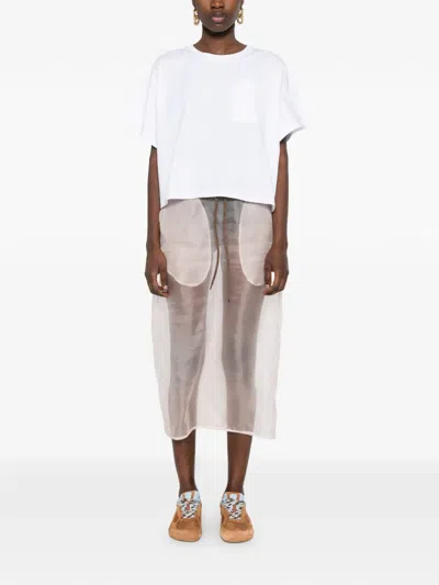 Marni Logo-print T-shirt In White