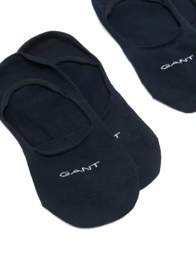 Gant 2-pack Invisible Socks In Brown
