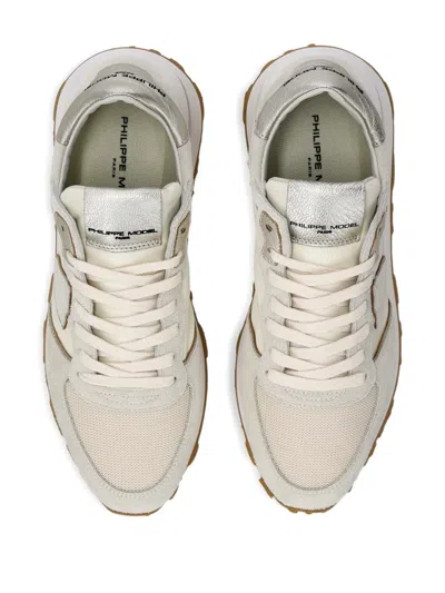 Philippe Model Metallic Panel Tropez Haute Low Trainers In Multi