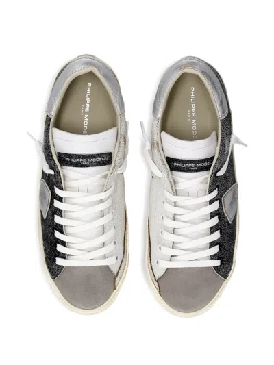 Philippe Model Prsx Low Metallic Panel Sneakers In Multi