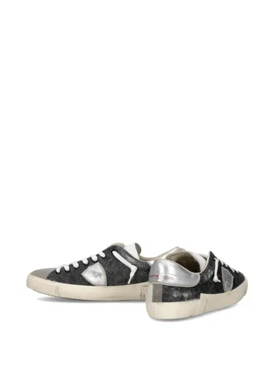 Philippe Model Prsx Low Metallic Panel Sneakers In Multi