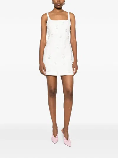 Simkhai Cailinn Linen-cotton Mini Dress In White