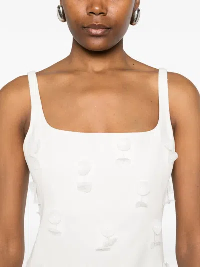 Simkhai Cailinn Linen-cotton Mini Dress In White