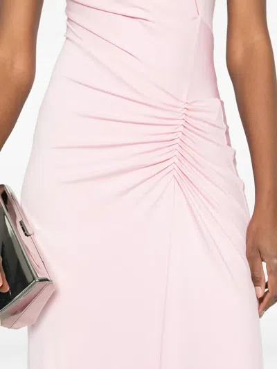 Simkhai Acacia Draped Jersey Dress In Pink
