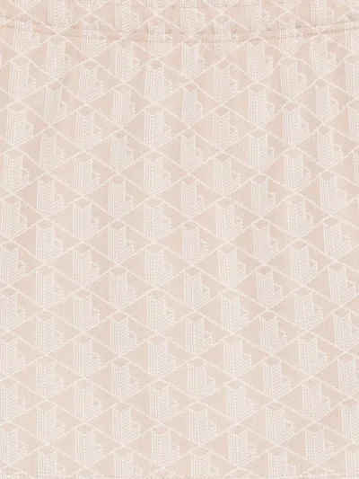 Lacoste Patterned Mini Skirt In Neutral